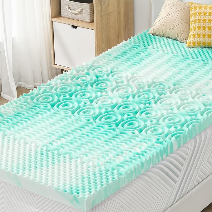SINWEEK 1.5 Inch Memory Foam Mattress Topper Twin XL, Twin Extra Long Mattress by SINWEEK