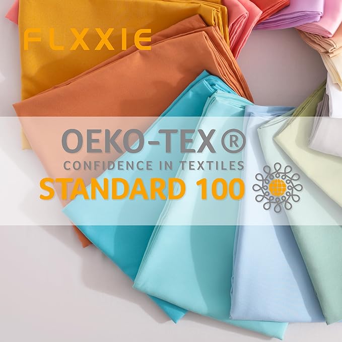 FLXXIE Pillow Cases Queen, Soft Microfiber Pillow Covers - Image 6