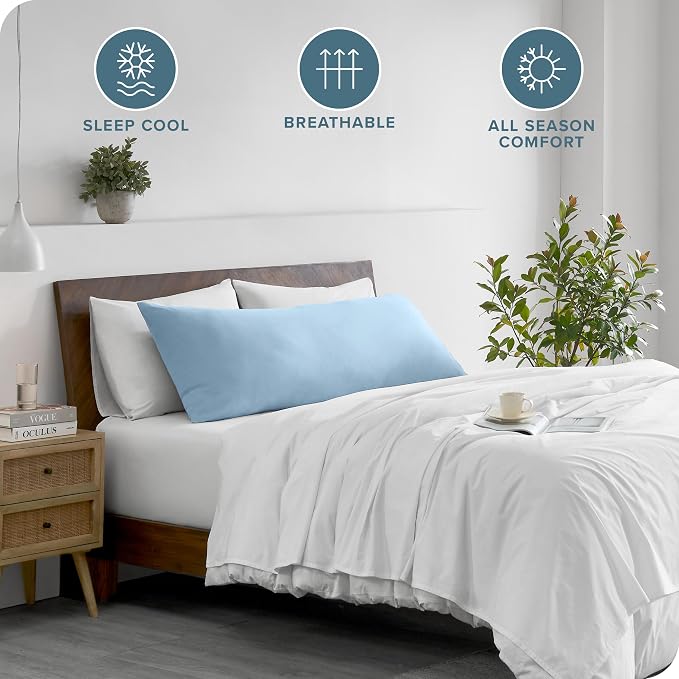 Bare Home Microfiber Body Pillow Cover - Image 2