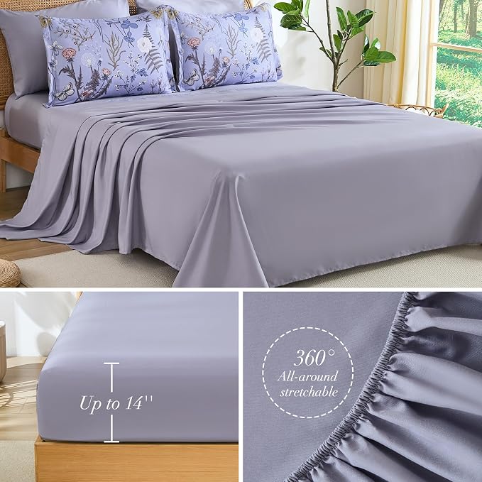 Yiran King Size Comforter Set 7 Piece, Lightweight Bed in a Bag King - Image 5