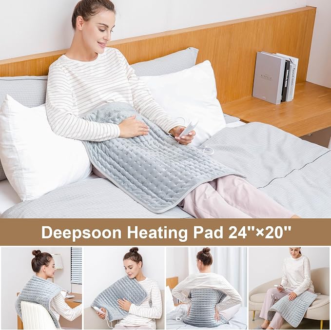 Deepsoon Heating Pad, Electric Heating Pads - Image 2