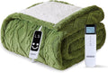 Heated Blanket Electric Blanket 62"x84", Soft Taffeta Sherpa Electric Throw by XINIUSLEEP