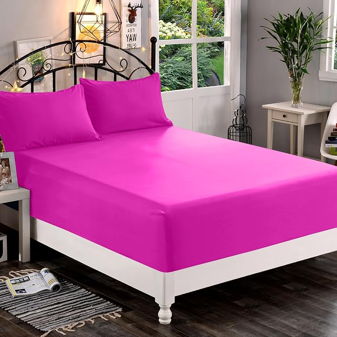 Elegant Comfort 1500 Premium Quality Fitted Sheet Ultra Soft 18-24 Inch Extra - Image 2