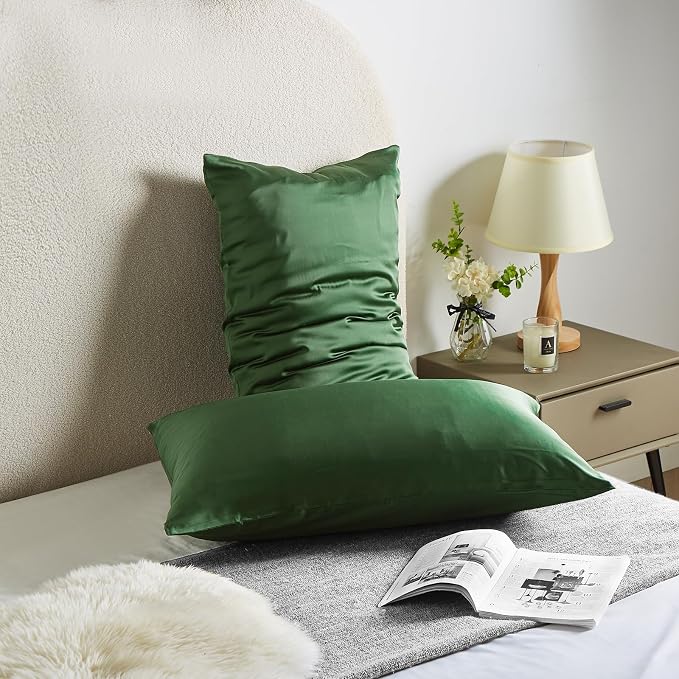 Silk Pillowcase for Hair and Skin Mulberry Silk Pillowcase Soft Breathable - Image 2