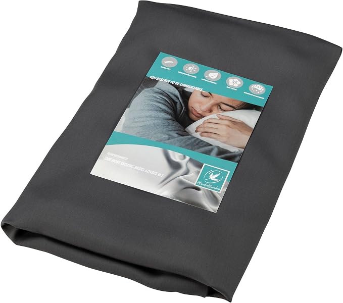 Bamboo Viscose Wedge Pillow Case Cover 24" W x 24" L x 7.5" H, Moisture-Wicking by PLANETOFBAMBOO