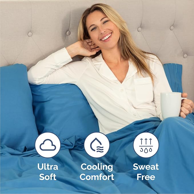 Queen Size 4 Piece Sheet Set - Image 4