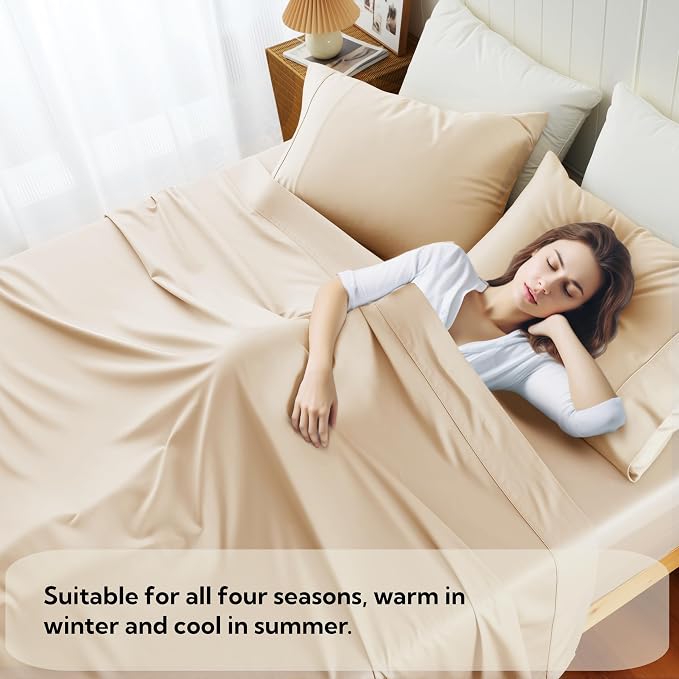 Cotton Flat Sheets Only, 600 TC 100% Cotton Flat Sheet Top Sheet Only, TwinXL - Image 7