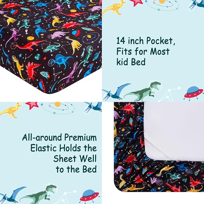 lasoftan Kids Sheet Set Full Size, Full Sheet Set - Image 4