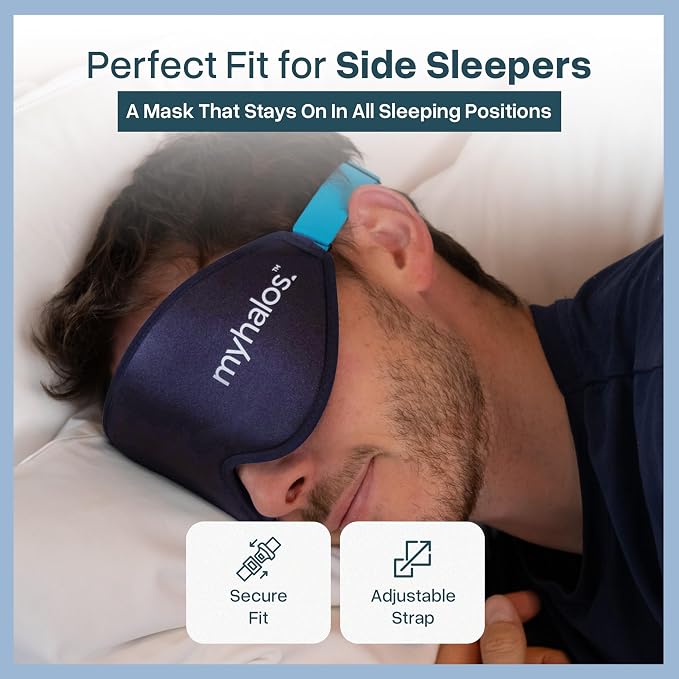 MyHalos® Sleep Mask – 3D Blackout Eye Mask - Image 6