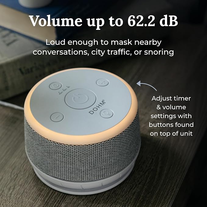 Yogasleep Dohm Nova White Noise Sound Machine, Better Sleep - Image 3