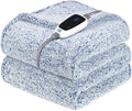 Sealy Electric Blanket Heated Throw 50"x60" Soft Double Sherpa Super Cozy by Sealy