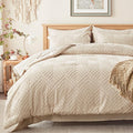 Zzlpp Queen Comforter Set 7 Pieces, Tufted Boho Bedding Set by ZZLPP