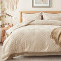 Zzlpp King Size Comforter Set 7 Pieces, All Season Boho Bedding Sets by ZZLPP