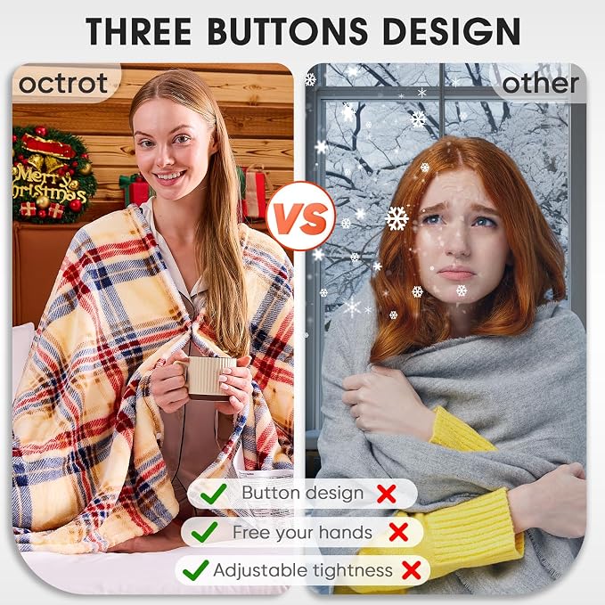 Heated Electric Blanket Queen Size, 84X90 Heating Blanket Queen - Image 7