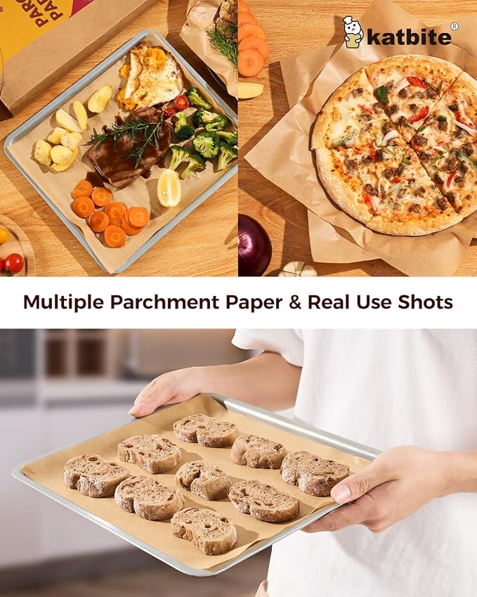 Katbite 200Pcs 12x16 In Unbleached Parchment Paper - Image 6