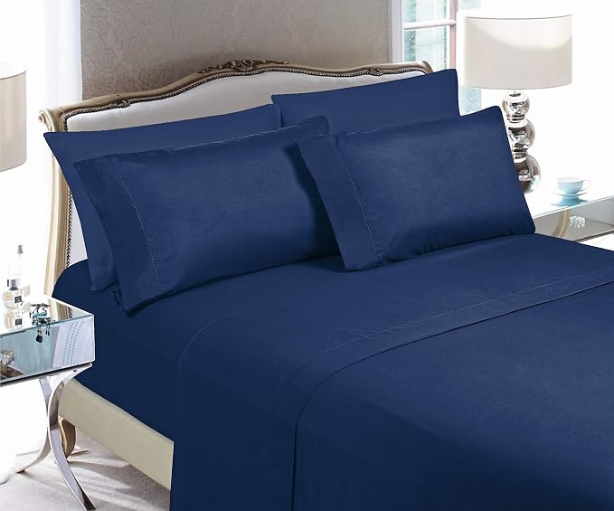 Elegant Comfort Luxury Soft Bed Sheets 1500 Premium Hotel Quality Microfiber - Image 2