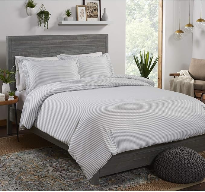 Queen Duvet Cover by Pure Bamboo, 3 Piece Set, Genuine 100% Organic Viscose by PureBamboo