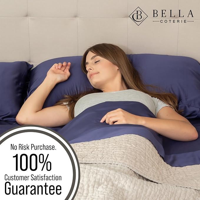 Bella Coterie | Luxury Bamboo Viscose King Size Pillowcase Set | 100% - Image 5