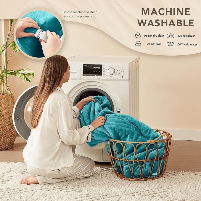 Homemate Electric Heated Blanket Full - Image 7