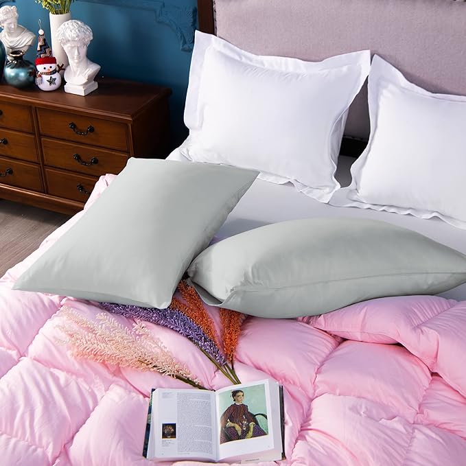 NTBAY Egyptian Cotton Queen Pillowcases - Image 3