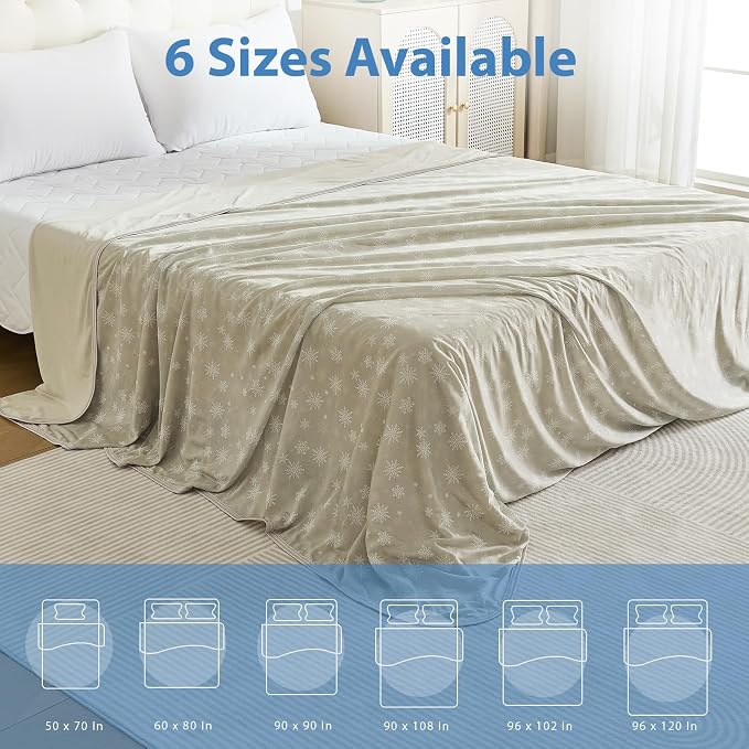 OIGAE Cooling Blanket for Hot Sleepers - Image 7