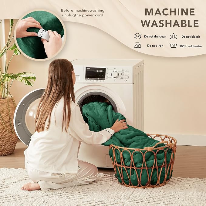 Homemate Electric Heated Blanket Twin Size - Image 7