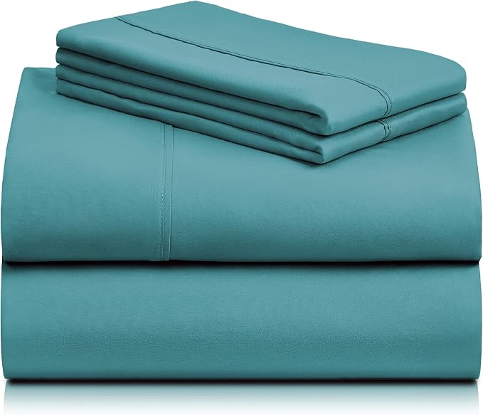 LuxClub 4 PC Queen Sheet Set, Breathable Luxury Bed Sheets, Deep Pockets 18" - Image 8