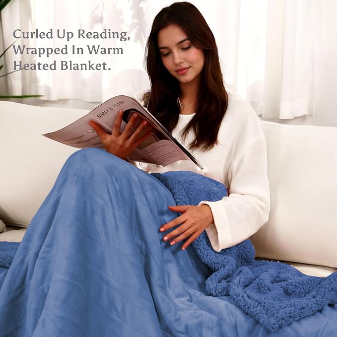 Electric Heated Blanket Full Size 72" x 84" - Image 2