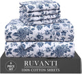 RUVANTI 6 Pcs Cotton Sheets by Ruvanti