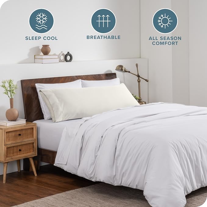 Bare Home Microfiber Body Pillow Cover - Image 2