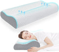 CloudBliss Memory Foam Pillow, Ergonomic Neck Contour Cervical Pillow by CloudBliss