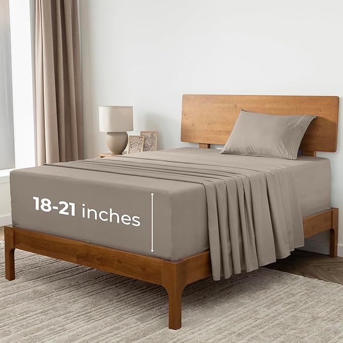 Mellanni Extra Deep Twin Sheets by Mellanni
