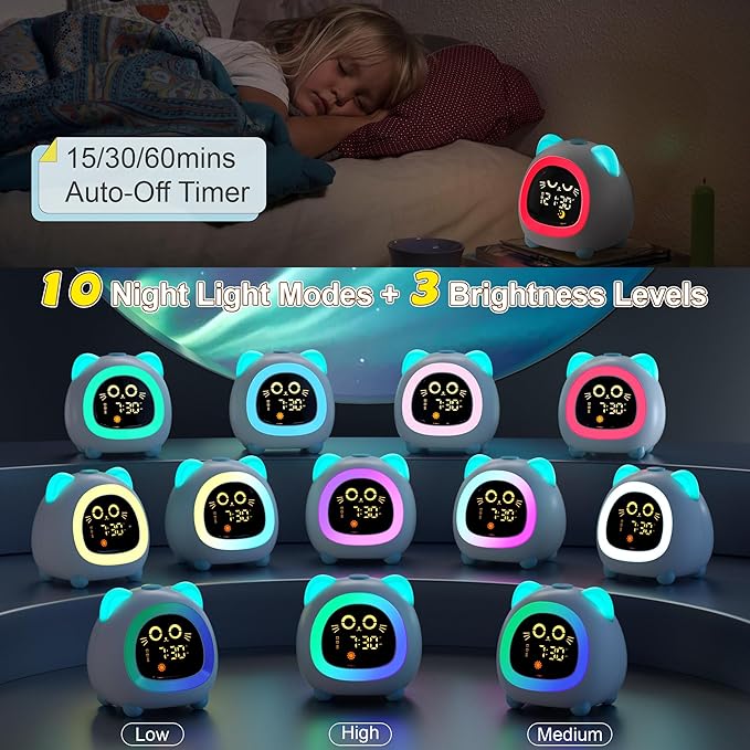 ANALOI Alarm Clock for Kids, Ok to Wake Clock for Kids - Image 5