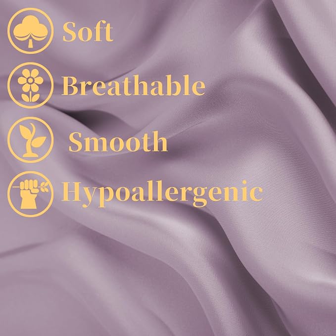 100% Mulberry Silk Pillowcase for Hair and Skin, - Image 4