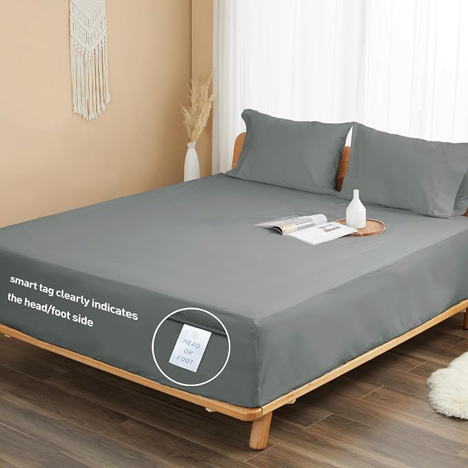 Sunflower King Fitted Sheet, 1-Piece Deep Pocket Fitted Bottom Sheet 16" - Image 7