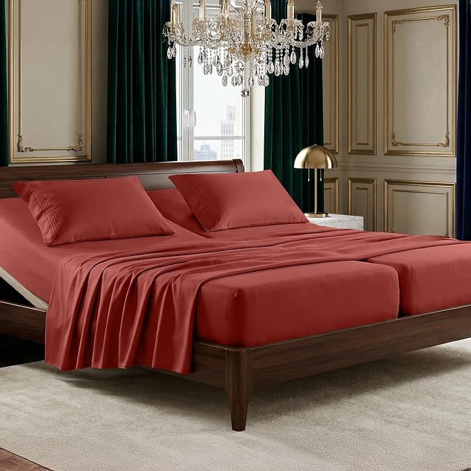 Elegant Comfort Luxurious 1500 Premium Hotel Quality Microfiber Three Line by ELEGANTCOMFORT