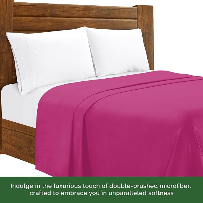 Luxury Flat Sheet on Amazon Elegant Comfort Wrinkle-Free 1500 Premier Hotel - Image 5