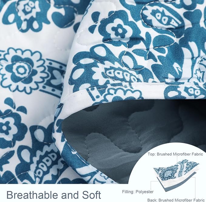 Exclusivo Mezcla Reversible Boho Quilts King Size - Image 4