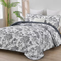 WONGS BEDDING Botanical Quilt Set Full Size by WONGSBEDDING