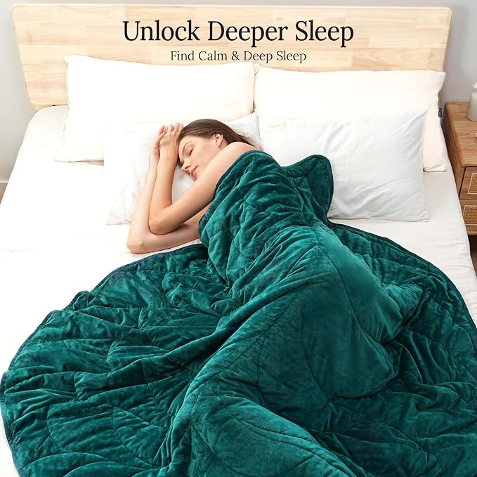 Kaisa Weighted Blanket for Adults, Soft Heavy Blanket Machine Washable - Image 3
