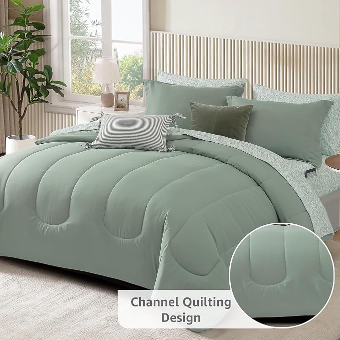 Monbix Queen Comforter Set - Image 2