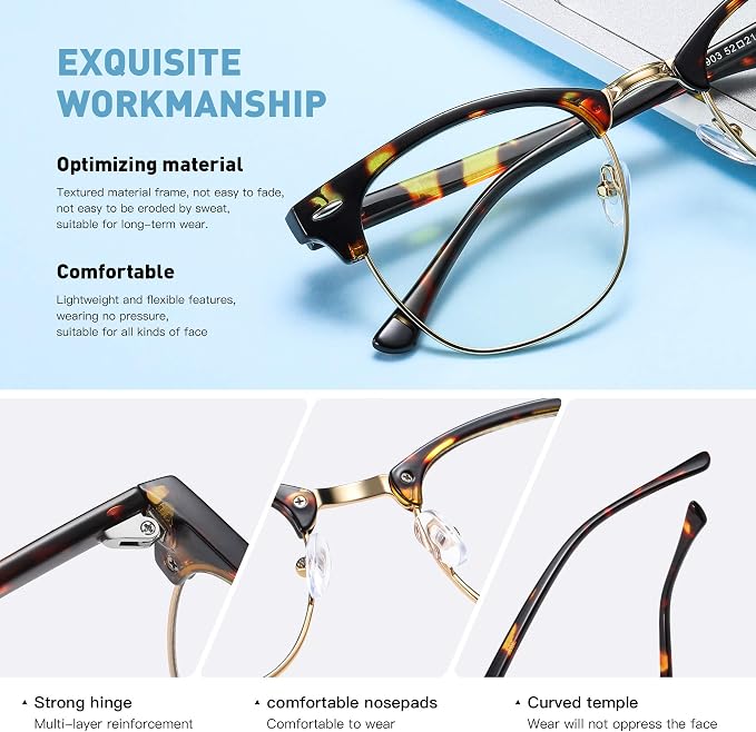 Blue Light Blocking Glasses for Woman/Men Computer Bluelight Glasses Womens/Mens - Image 4
