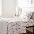 Amazon Basics Kid's Soft Easy-Wash Microfiber 3-Piece Sheet Set, Butterfly by AmazonBasics