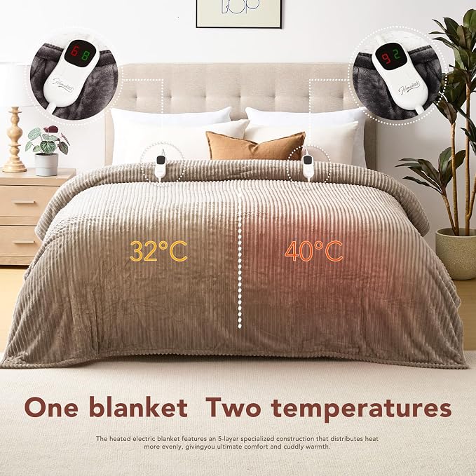 Homemate Electric Heated Blanket King Size - Image 8