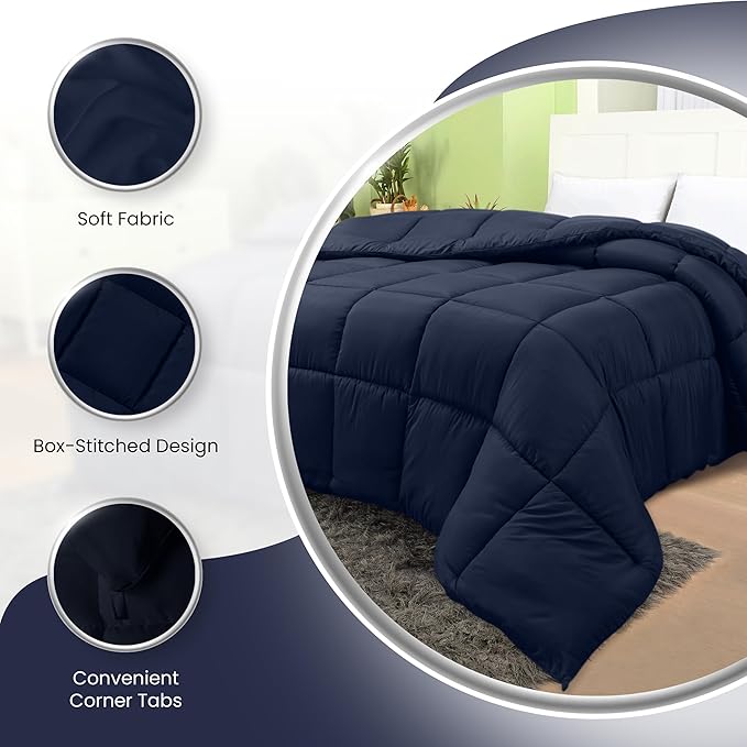 Utopia Bedding Comforters Queen Size, All Season Duvet Insert, Down Alternative - Image 6