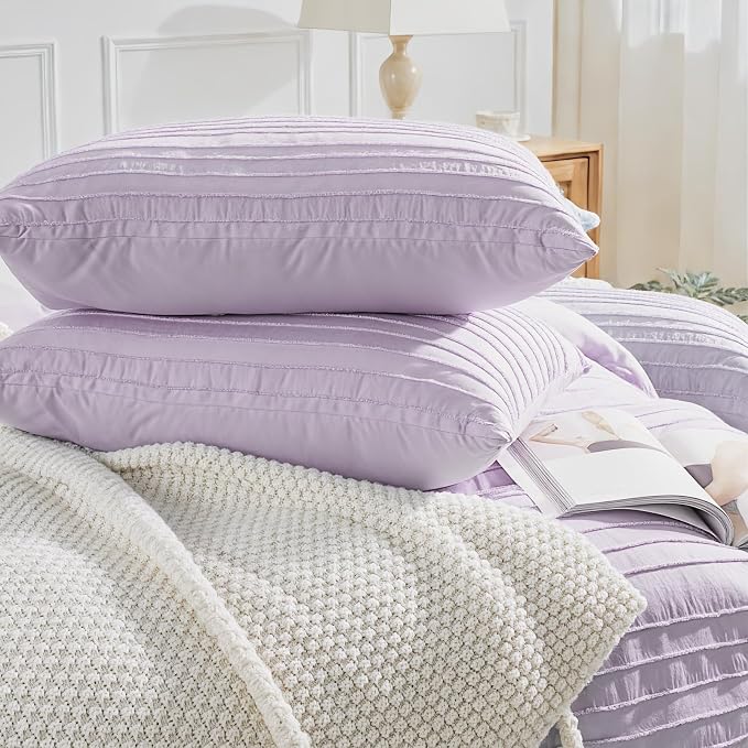 NEXHOME PRO Duvet Cover King, 3 Pieces Boho Tufted Duvet Cover Set, Soft and - Image 6