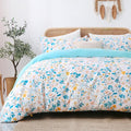 LONAVA King Botaincal 3 Pcs Duvet Cover Set, Breathable Soft Microfiber Sky by LONAVA