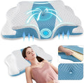 Pain Relief Cervical Pillow for Neck Support, Adjustable Ergonomic Pillow Cozy by QIUBABYO