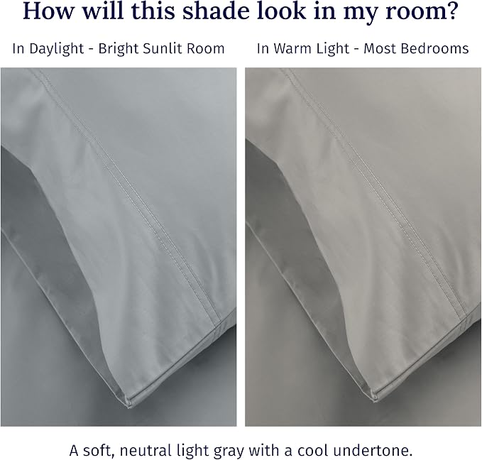 Luxuriously Soft Twin Fitted Sheet, 600 Thread Count, Sateen Sheets, 100% - Image 5