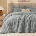 BEDELITE Fleece Oversized Queen Comforter Set -Super Soft & Warm Fluffy Light by BEDELITE